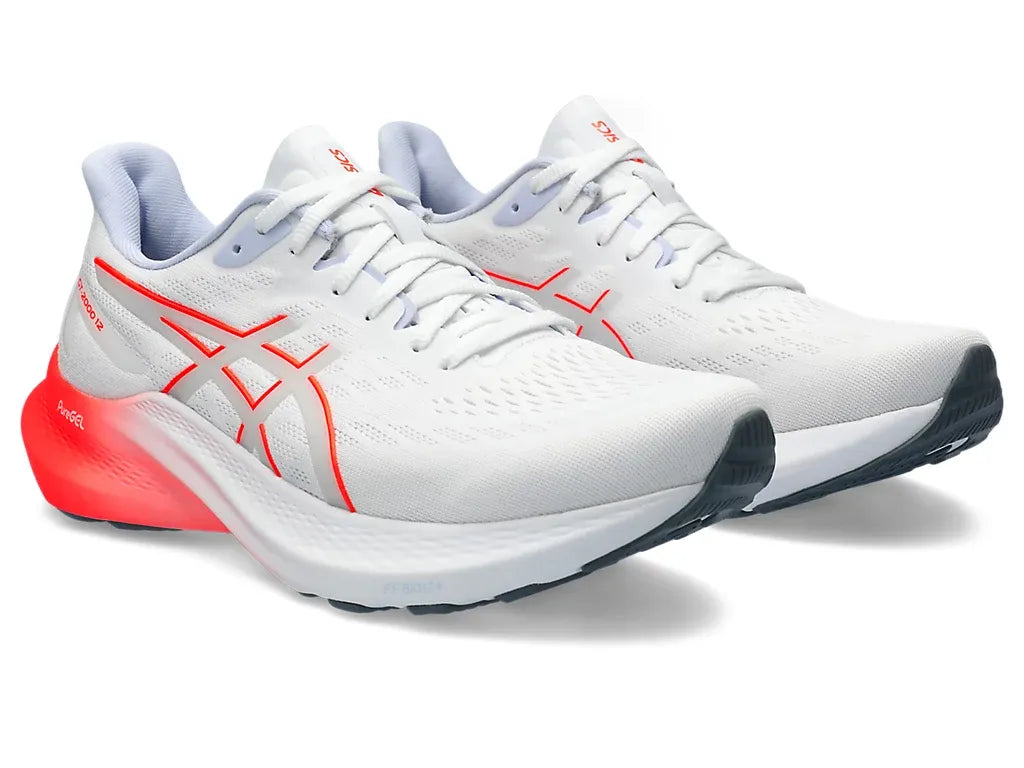 Asics GT-2000 White/Sunrise Red