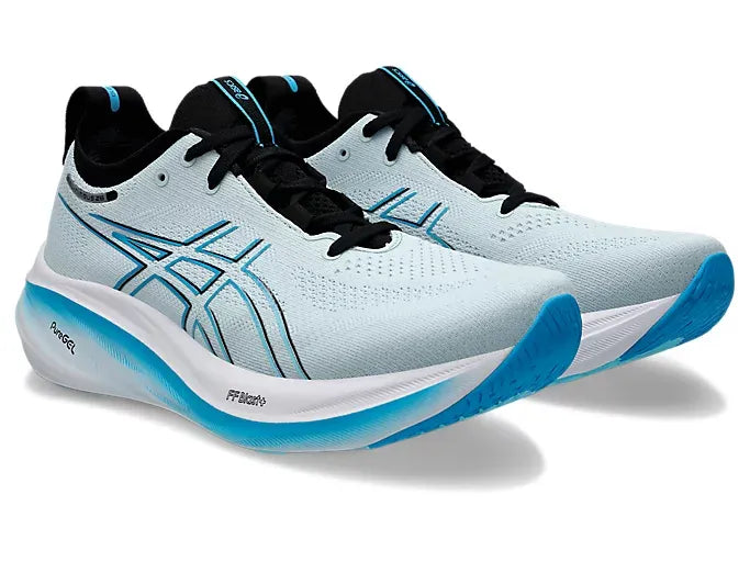 Asics Gel Nimbus 26 Cool Grey/Bright Cyan