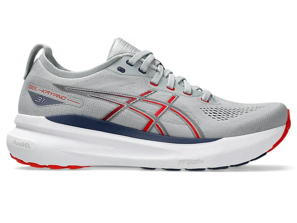 Asics Gel Kayano 31 Piedmont Grey/Fiery Red