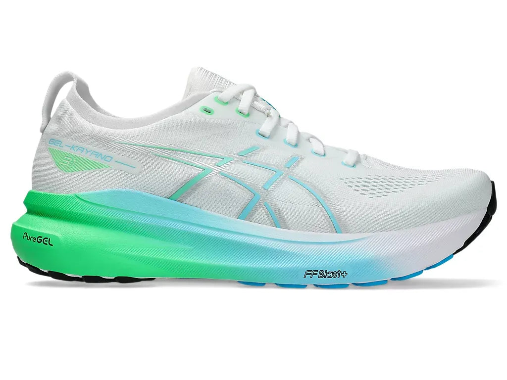 Asics Gel Kayano 31 White/Bright Cyan