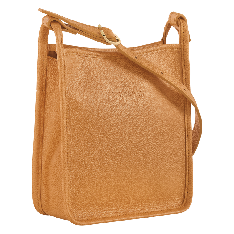 Le Foulonné S Crossbody bag Walnut - Leather