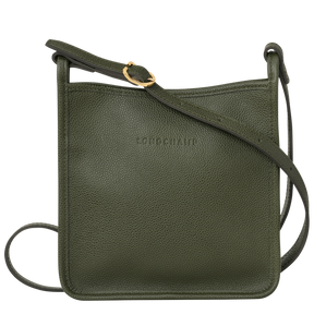 Le Foulonné S Crossbody bag Khaki - Leather
