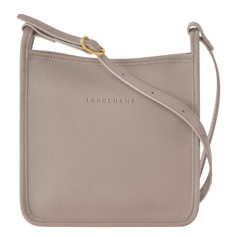 Le Foulonné S Crossbody bag Turtledove - Leather