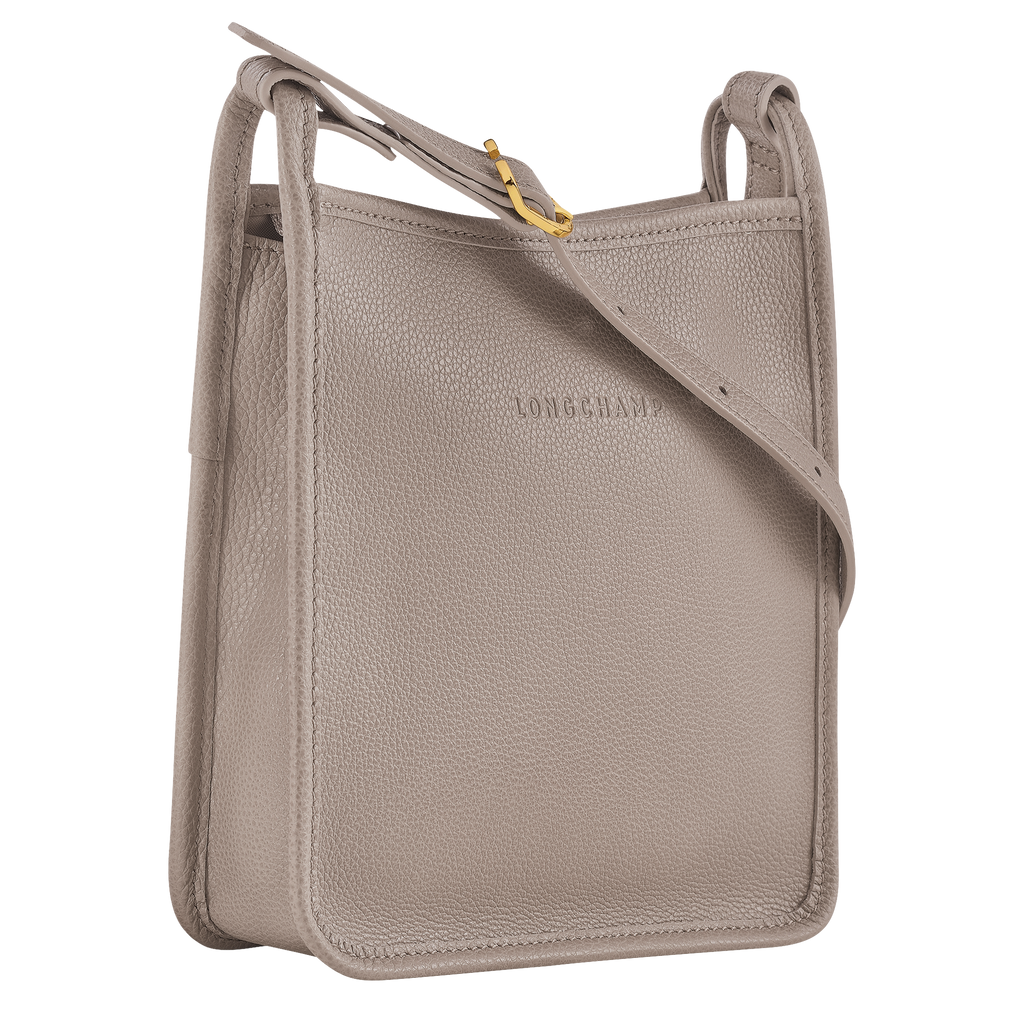 Le Foulonné S Crossbody bag Turtledove - Leather