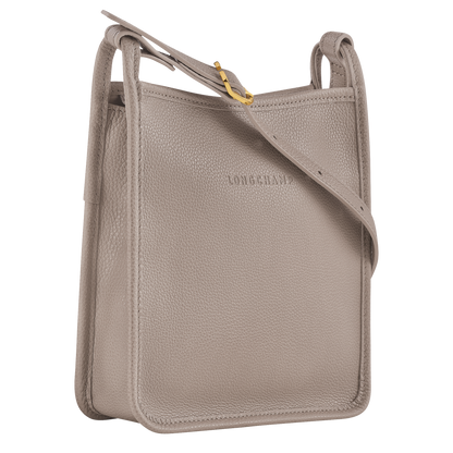 Le Foulonné S Crossbody bag Turtledove - Leather