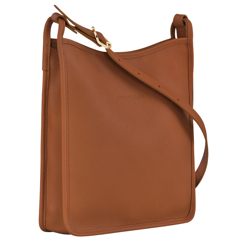 Le Foulonné M Crossbody bag Caramel - Leather