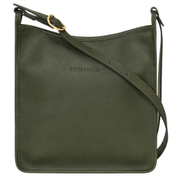 Le Foulonné M Crossbody bag Khaki - Leather