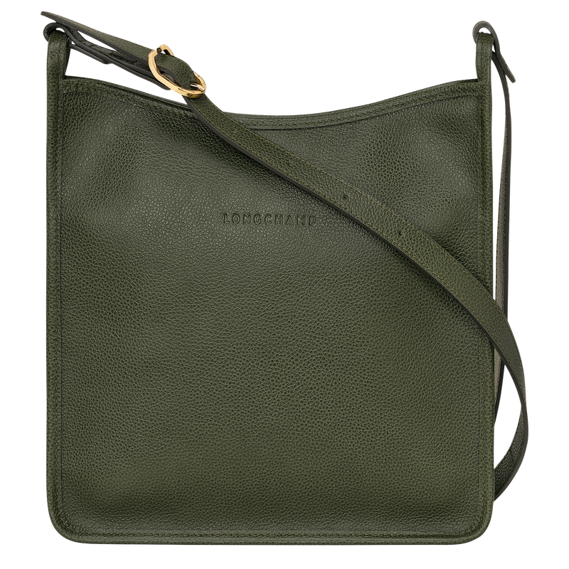 Le Foulonné M Crossbody bag Khaki - Leather
