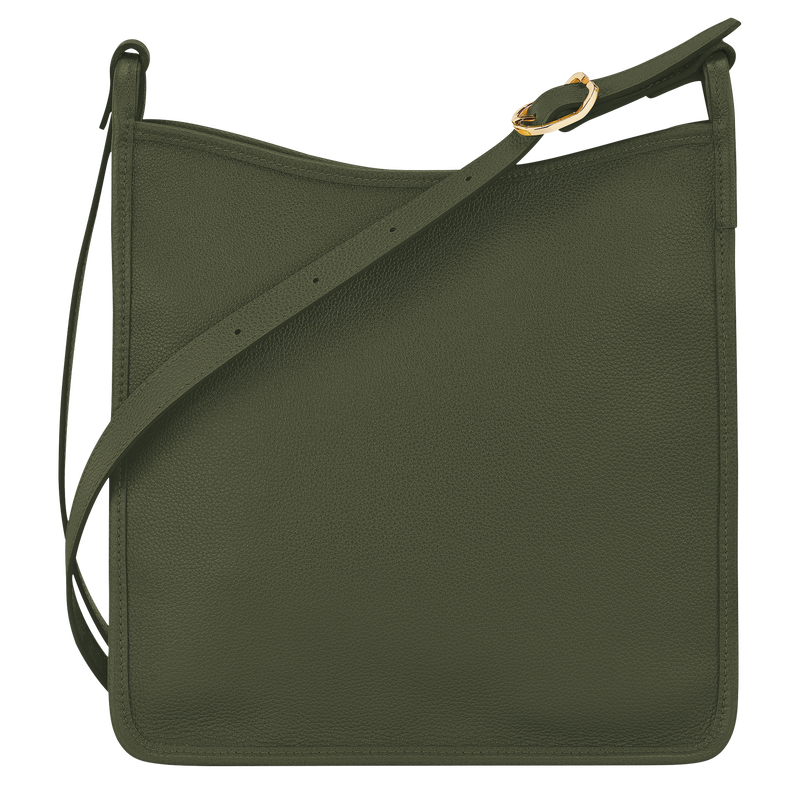 Le Foulonné M Crossbody bag Khaki - Leather