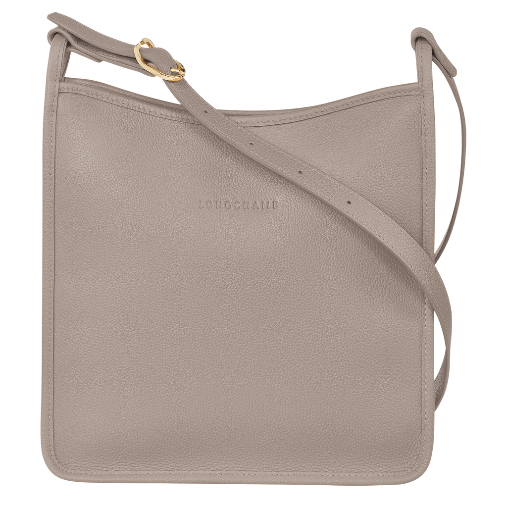 Le Foulonné M Crossbody bag Turtledove - Leather