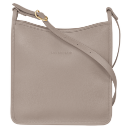Le Foulonné M Crossbody bag Turtledove - Leather