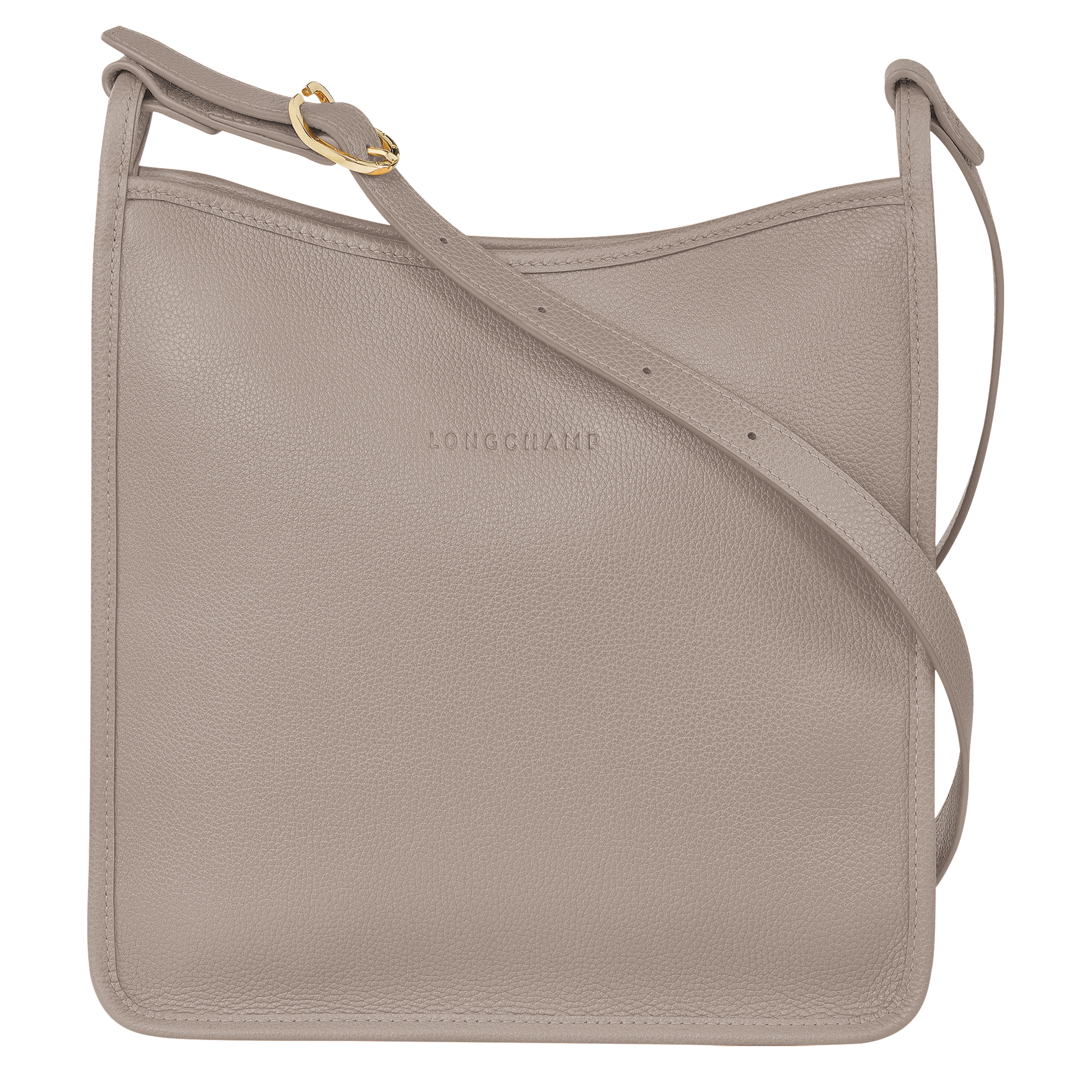 Le Foulonné M Crossbody bag Turtledove - Leather