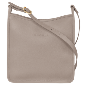 Le Foulonné M Crossbody bag Turtledove - Leather