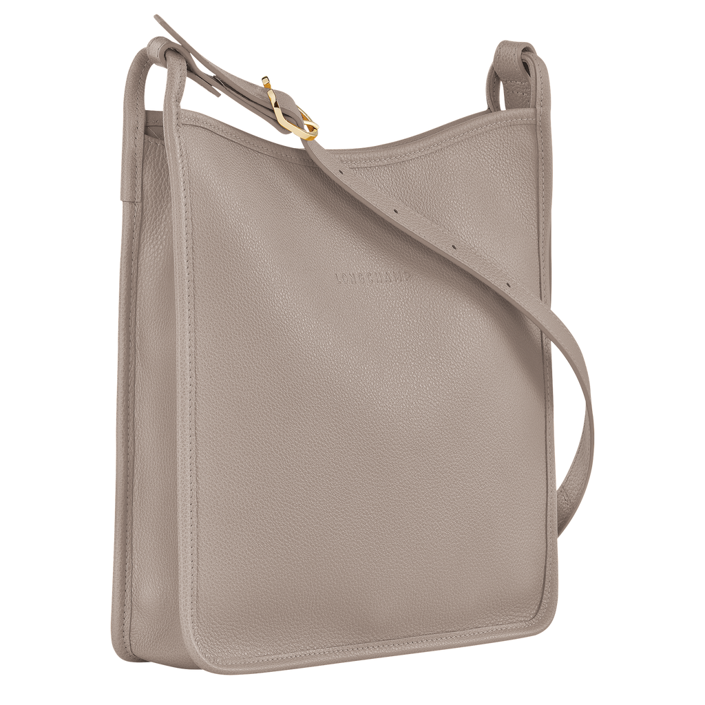 Le Foulonné M Crossbody bag Turtledove - Leather