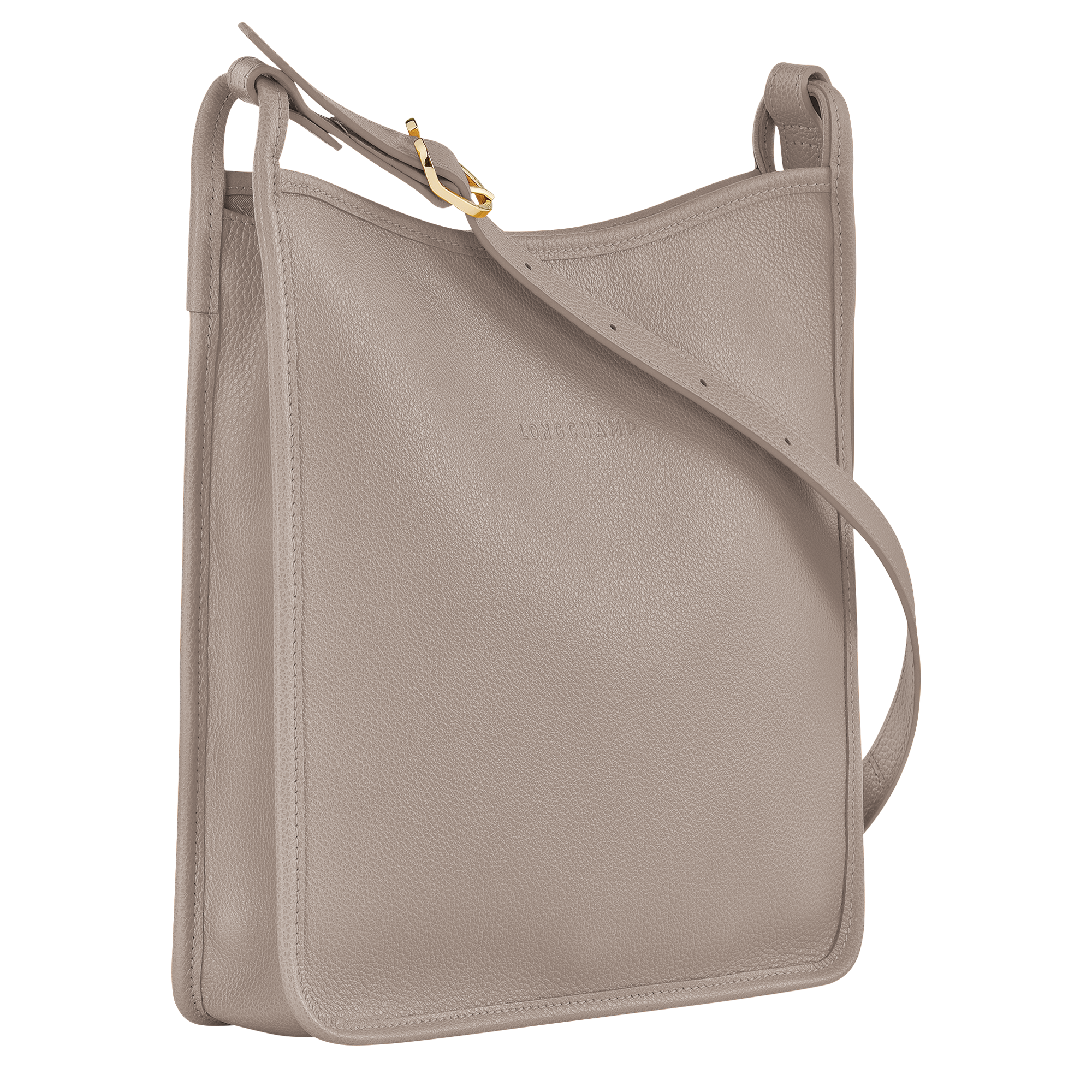 Le Foulonné M Crossbody bag Turtledove - Leather