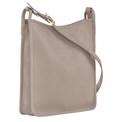 Le Foulonné M Crossbody bag Turtledove - Leather
