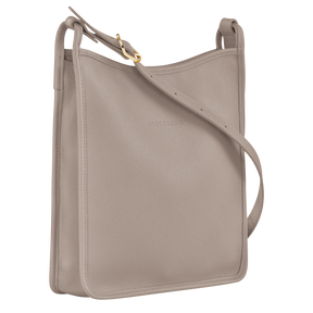 Le Foulonné M Crossbody bag Turtledove - Leather