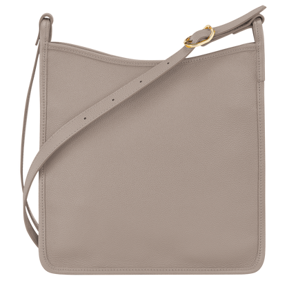 Le Foulonné M Crossbody bag Turtledove - Leather