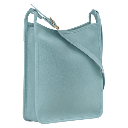 Le Foulonné M Crossbody bag Eucalyptus - Leather