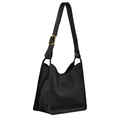Le Foulonné M Hobo bag Black - Leather
