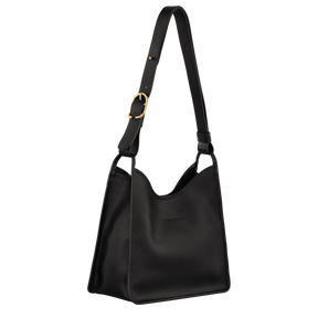 Le Foulonné XL Shoulder bag Black - Leather