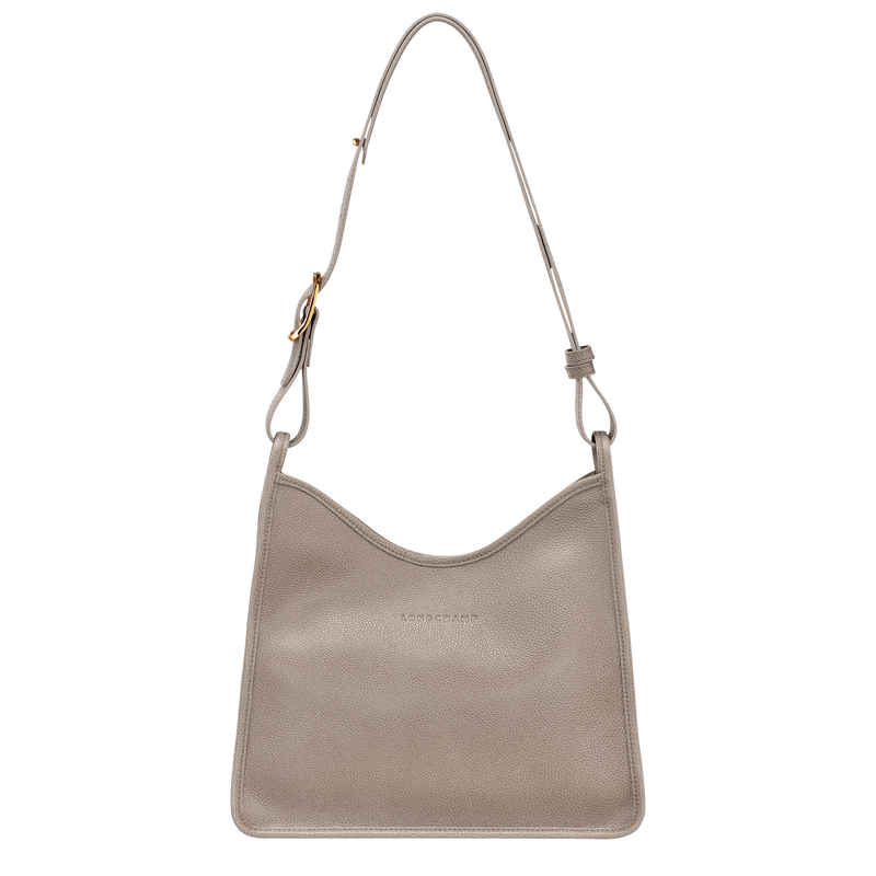 Le Foulonné M Hobo bag Turtledove - Leather