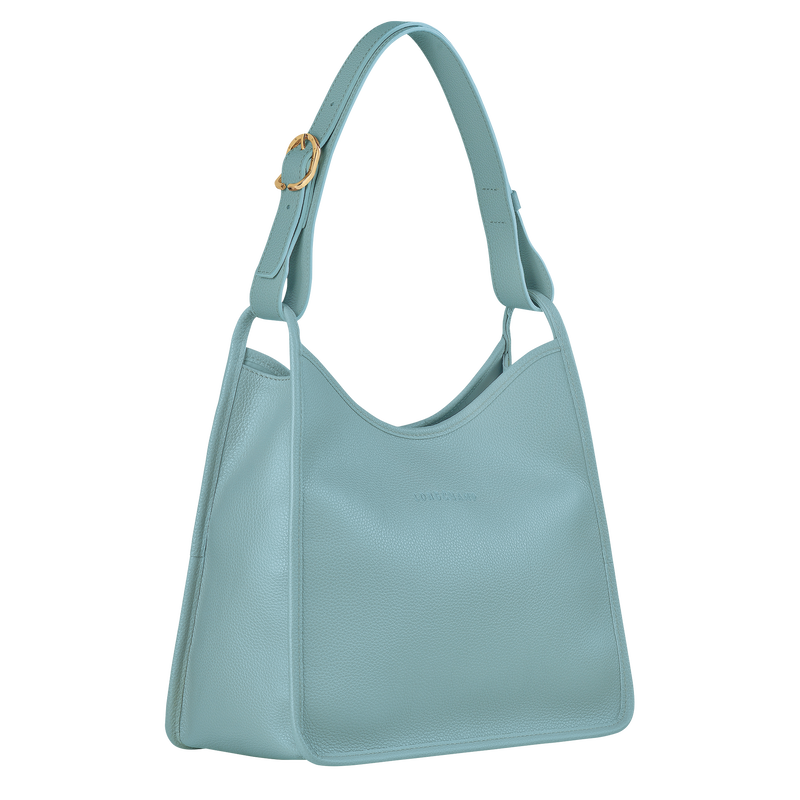 Le Foulonné M Hobo bag Eucalyptus - Leather