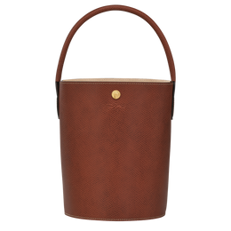 Épure S Bucket bag Brown - Leather