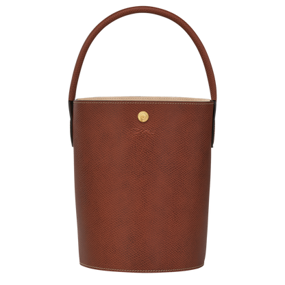 Épure S Bucket bag Brown - Leather
