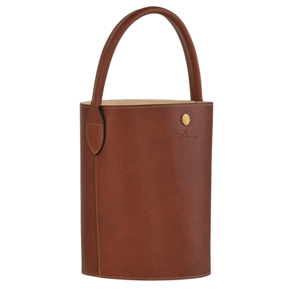 Épure S Bucket bag Brown - Leather