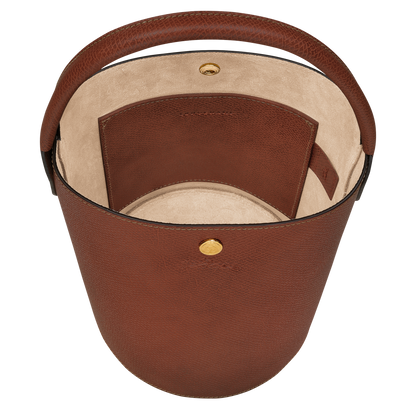 Épure S Bucket bag Brown - Leather