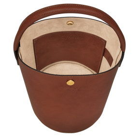 Épure S Bucket bag Brown - Leather