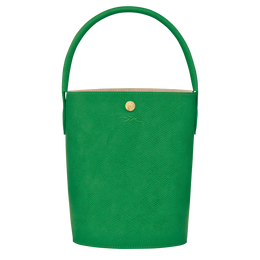 Épure S Bucket bag Green - Leather