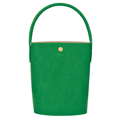 Épure S Bucket bag Green - Leather