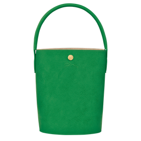 Épure S Bucket bag Green - Leather