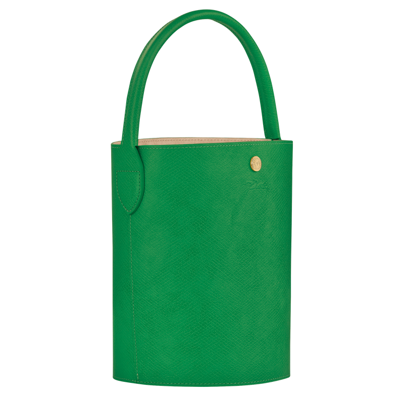 Épure S Bucket bag Green - Leather