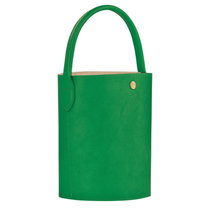 Épure S Bucket bag Green - Leather