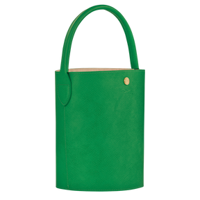 Épure S Bucket bag Green - Leather