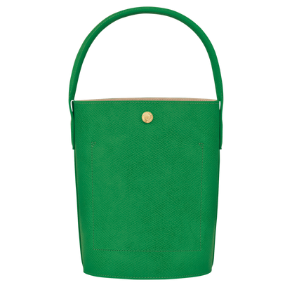 Épure S Bucket bag Green - Leather