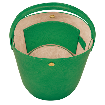 Épure S Bucket bag Green - Leather