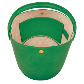 Épure S Bucket bag Green - Leather