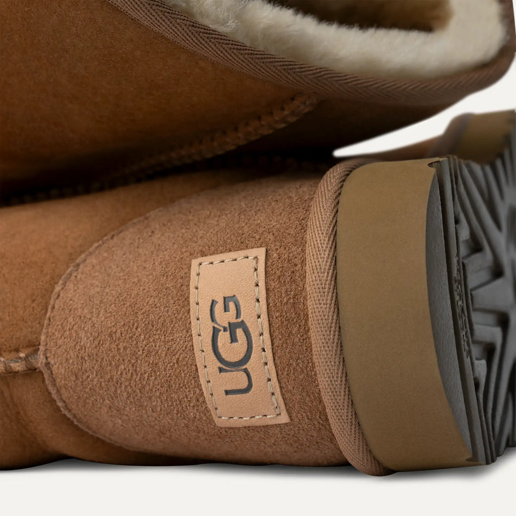 UGG Classic Boot – Twinface Sheepskin, 8" Shaft, Water Repellent, Sustainable Outsole