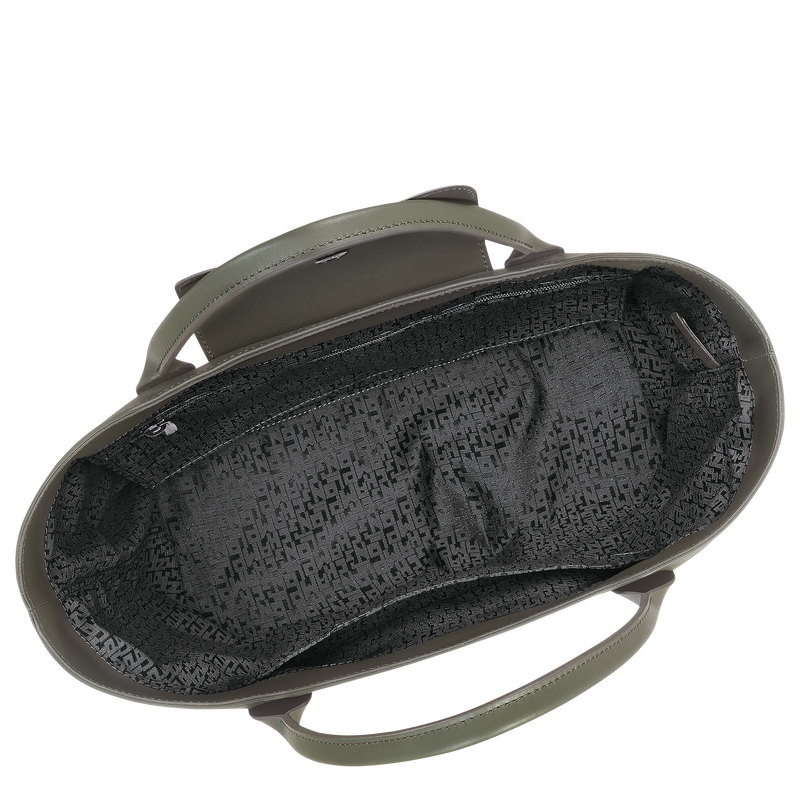 Le Pliage Xtra M Boots bag Khaki - Leather