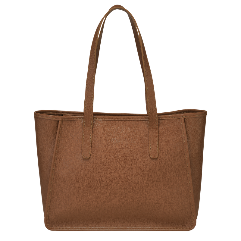 Le Foulonné L Tote bag Caramel - Leather