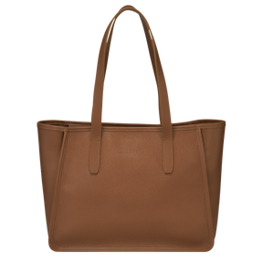 Le Foulonné L Tote bag Caramel - Leather
