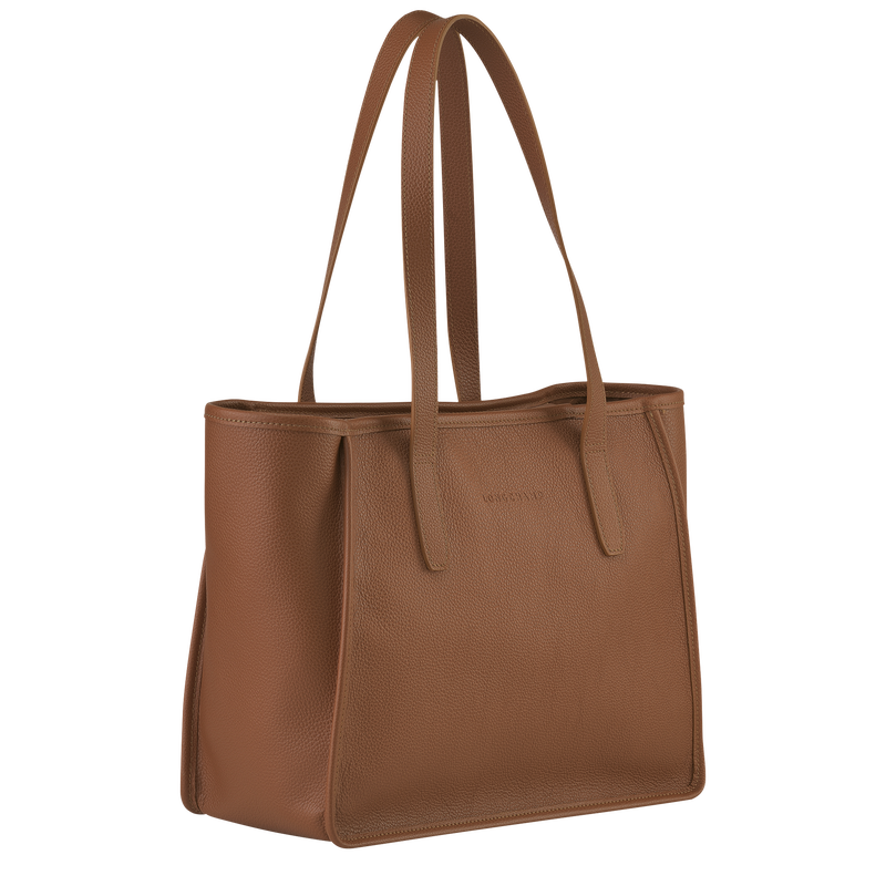 Le Foulonné L Tote bag Caramel - Leather