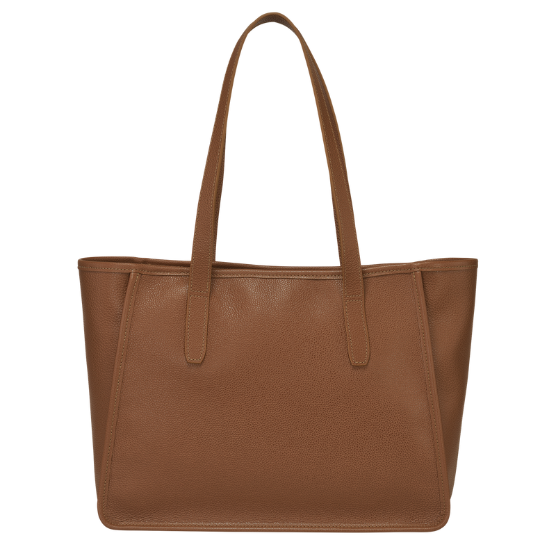 Le Foulonné L Tote bag Caramel - Leather