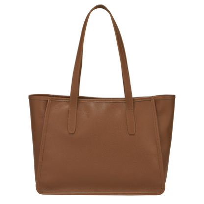 Le Foulonné L Tote bag Caramel - Leather