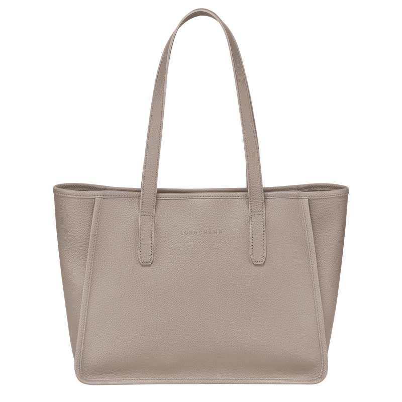Le Foulonné L Tote bag Turtledove - Leather