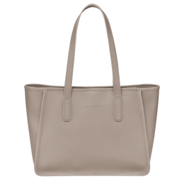 Le Foulonné L Tote bag Turtledove - Leather